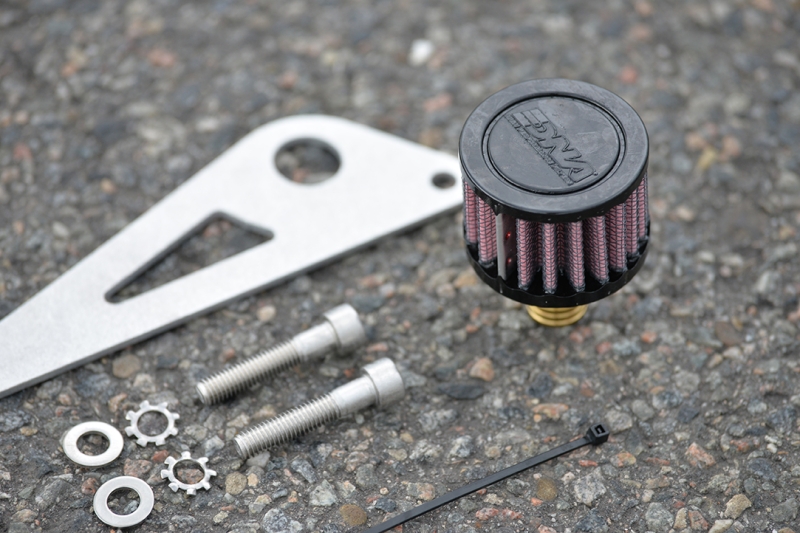 engine breather kit,silver